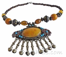Indian ethnic necklace - click here for large view